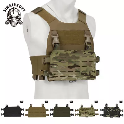 Tactical SS Chest Rig Vest Molle Front Panel Plate Carries For SS LVAC D3 Vests • £28.79