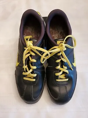 $29.95 • Buy Women's Nike Oceania Casual Sneaker Shoe Black & Yellow Size 9. Vtg. 2011