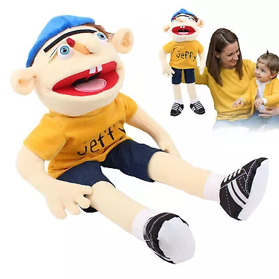 60cm Jeffy Hand Puppet Cartoon Plush Toy Stuffed Doll Soft Figurine Kids Gifts- • $37.93