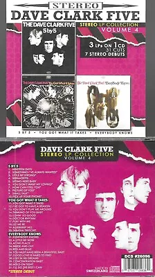 Dave Clark Five-you Got What Takes/everybody Knows/5x5-1st Time Stereo 1 Cd • $19.99