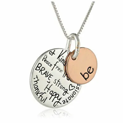 Sterling Silver I Love You To The Moon And Back Vintage Heart Pendant Necklace  • $8.99