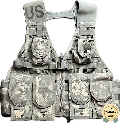 7pc Fighting Load Carrier W/ 6 MOLLE II Pouches ACU UCP US ARMY • $16.99