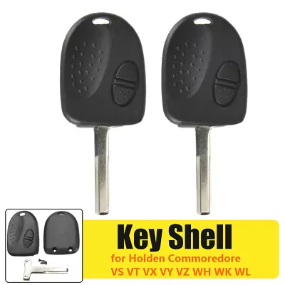 $18.99 • Buy 2x 2 Buttons Remote Key Case Fob Shell For Holden Commodore VS VT VX VY VZ AU