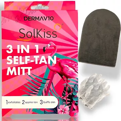 PREMIUM SELF TAN APPLICATOR MITT STREAK TANNING MIT BODY TAN By Ultras UK SELLER • £3.49