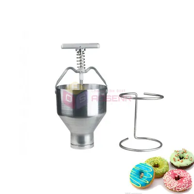 Manual Donut Depositor Medu Vada Dough Batter Dispenser Hopper Dropper Plunger  • $79.99