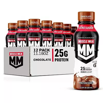 Muscle Milk Genuine Protein Shake Chocolate 25g Protein 11.16 Fl Oz (Pack ... • $30.85