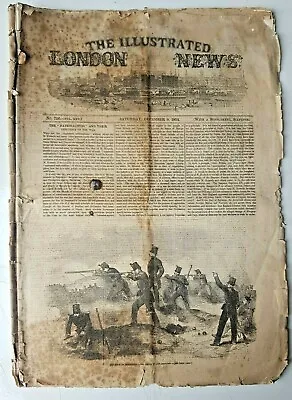 Illustrated London News 1854 Crimean War Sebastopol Antique Prints Newspaper • £12.99