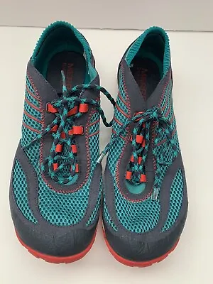 MERRELL Pace Glove Trail  Blue Women Barefoot Running Shoes US 9/ EU 40/ UK 6.5 • $31.20