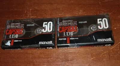 Maxell Capsule UD II 50-Min Position II High (TYPE II) Lot Of 2 NEW! SEALED!  • $21.95