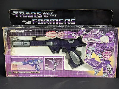 Transformers G1 Shockwave Complete Hasbro 1985 Vintage Authentic With Box • $399.99