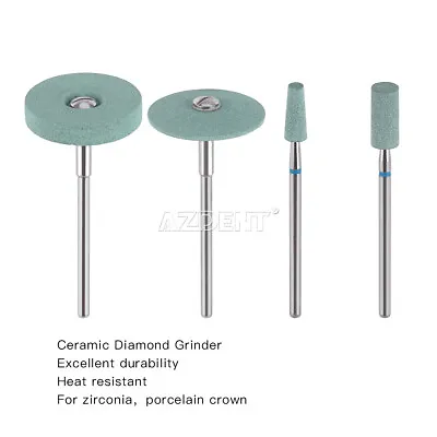 Dental Lab Ceramic Diamond Grinder Zirconia Porcelain Polisher HP For Low Speed • $9.56