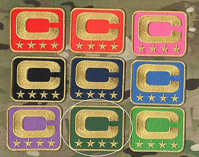 $14.99 • Buy Nfl Team Leader Jersey Captains Patch Four-star 4-⭐⭐⭐⭐dark Green Captains Patch