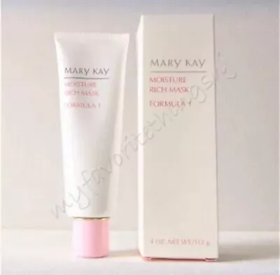 Mary Kay Moisture Rich Mask Formula 1 Dry/Normal/Sensitive Skin 4oz Brand NIB • $18