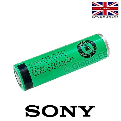 SONY Murata AA/LR6/14500 VR2 Flat Top Li-Ion Rechargeable Battery - 3.7V 680mAh • £9.99