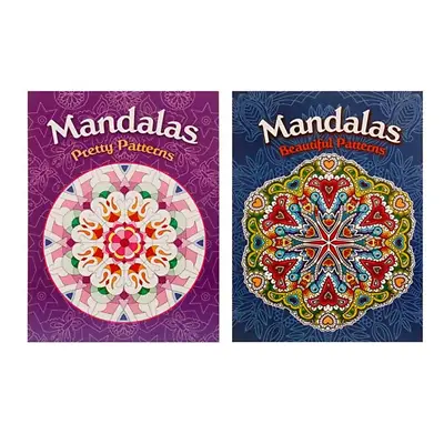 Adult Colouring Books A4 Fun Relaxing Mindfulness Anti Stress Mandalas Patterns • $8.40