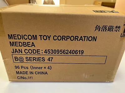 Medicom Toy Series 47 Bearbrick Be@rbrick Case Of 24pcs SEALED CARTON 4BOX • $444