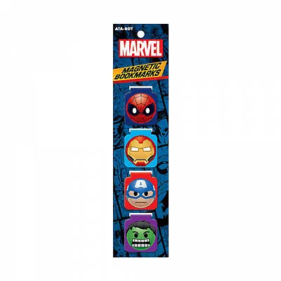 Avengers 4-Piece Magnetic Bookmarks Blue • $10.98