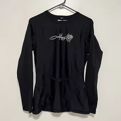 Oakley Mens Long Sleeve Black Compression Shirt Athletic Size Large • $38.98