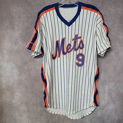 1990 Rawlings New York Mets Gregg Jefferies 9 Game Worn Issued Jersey Set 1 44 L • $499.99