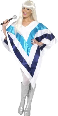 Smiffys Super Trooper Poncho One Size White Size  • £26.27