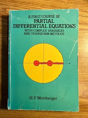 $18.68 • Buy A First Course In Partial Differential Equations- Pre-owned With Good Condition