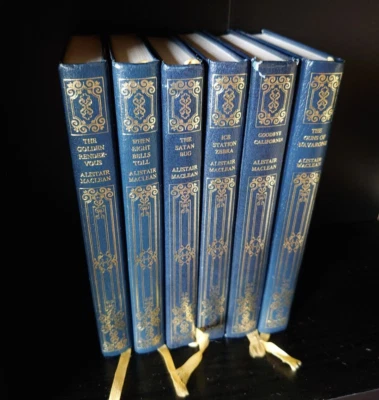 £3 • Buy Alistair McLean 6 Book Collection HB Vintage Thriller Leatherette Heron Books