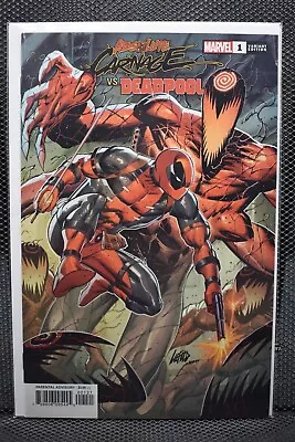 Absolute Carnage Vs Deadpool #1 Rob Liefeld Connecting Variant Marvel 2019 8.5 • $2.99