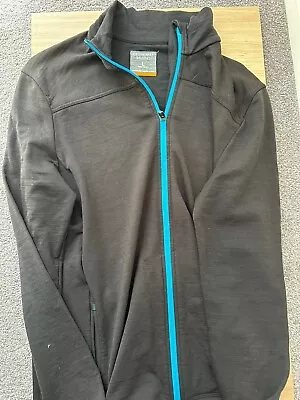 Icebreaker Merino Mens Transit Jacket Long Sleeve Zip Large • $49