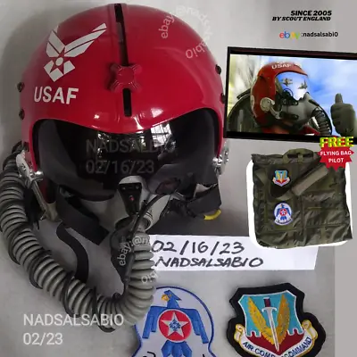  THUNDERBIRD USAF AEROBATIC TEAM SQUADRON.FIGHTER PILOT HELMETMask Not Include • $370