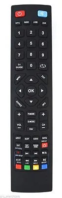 Remote Control For Blaupunkt 32/148O-GB-11B-EGP-UK Freeview USB PVR LED TV • £6.89