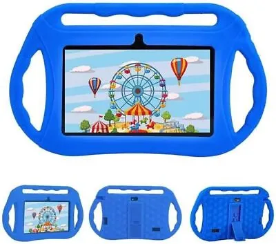 Kids Tablet Toddlers 7 Inch Android 2GB+32GB WiFi GMS IPS Silicon Case • £56.99