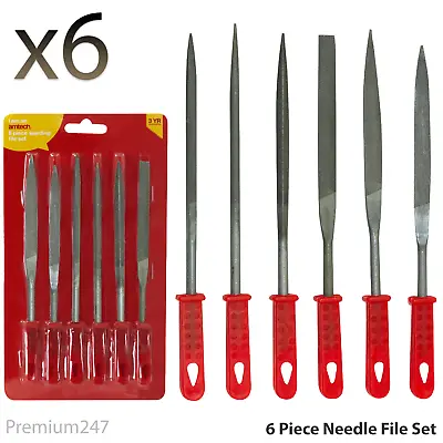 £3.99 • Buy 6 Piece Warding Needle File Set Metal Work Precision Micro Files Craft Tools