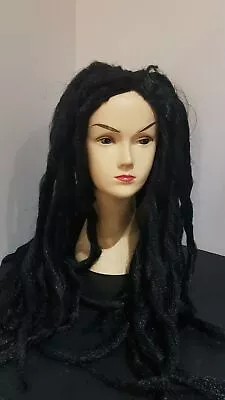 Long Black Rasta Dreadlock  Reggae Rasta Wig Jamaican Bob Marley Dreadlocks Wigs • $16.99