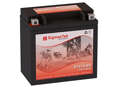 STX14-BS Battery For Moto Guzzi V7 III Carbon ShineDarkMilanoRough 750CC 2018 • $43.99