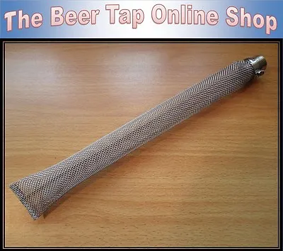 12  Stainless Bazooka Screen 1/2  BSP Thread For Home Brew Kettle Mash Tun DIY.  • £11.75