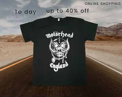 MOTORHEAD T-shirt Classic Rock Heavy Metal Lemmy Tee Men's Black New • $14.99
