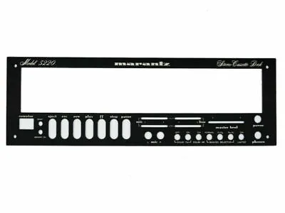 Marantz 5220 Receiver Front Panel Faceplate (Face Plate) Black Engraved • $129