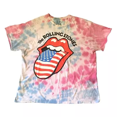 The Rolling Stones Zipcode Concert Tour Tie-Dye Shirt XL Tee T-shirt Zip Code • $125