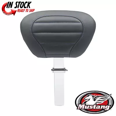 Mustang Deluxe Touring Driver Seat Backrest Post & Pad Harley FLH 08-21 • $271.40