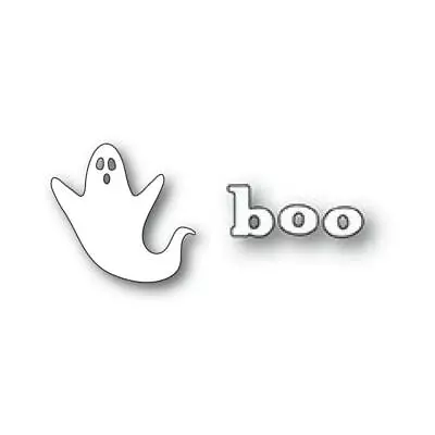 Memory Box Poppy Stamps Cutting Die Lot  Scary Ghost   Playful Boo  Halloween • $10