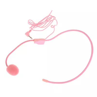 3.5MM Pink Headworn Wired Microphone Voice Amplifier Speaker For Speech Teac BXQ • $6.35