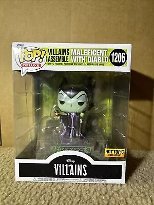 Funko Pop Deluxe Disney Maleficent With Diablo Hot Topic Exclusive 🔥 • $14.88