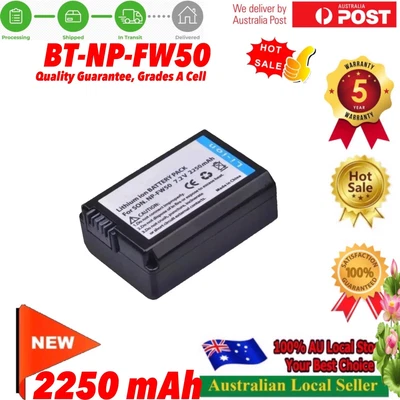 $16.69 • Buy 2250mAh XCB NP-FW50 Li-Ion Battery For Sony A6000 A3000 A5000 A6300 Hi Capacity