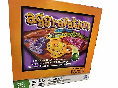 AGGRAVATION CLASSIC MARBLE RACE BOARD GAME 2009 EDITION 100% Complete Game!!! • $21.12