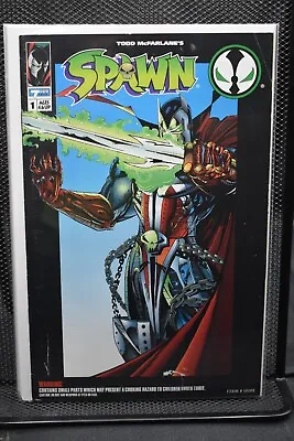 Spawn #1 Todd's Toys Medieval Spawn Action Figure 1994 Image 10103 McFarlane 4.0 • $3.19