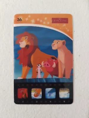 Woolworths Disney Movie Stars 2016 Collector Card - #36 The Lion King • $1.90