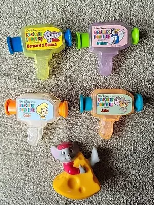 Vtg 1990 McDonalds Rescuers Down Under Happy Meal Toys COMPLETE Set Of 4 W U3 • $14.95