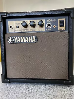 Yamaha GA-10 Guitar Amplifier 10 Watts.  Used But In Good Working Order. • £15