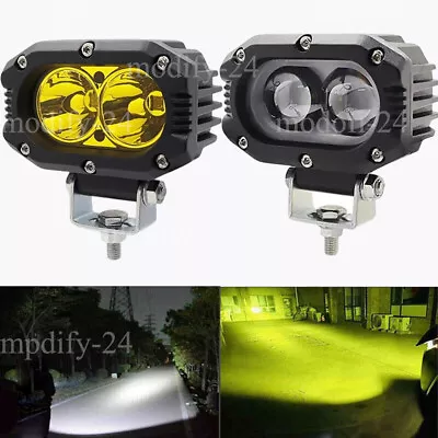 2X 4inch 80W LED Work Light Cube Pods Spot Flood Driving Fog Lamp Offroad ATV US • $33.99