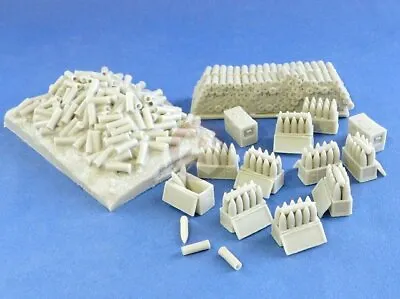 Resicast 1/35 Stacked And Spent Ammo For British QF 25 Pounder Gun WWII 352433 • $94.12